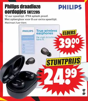 Dirk Philips Draadloze oordopjes | TAT2205 aanbieding