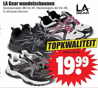 Dirk LA Gear Wandelschoenen dames 38-41 en heren 42-45 aanbieding