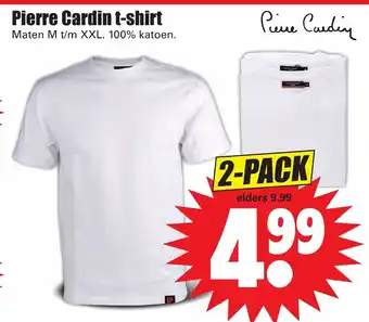 Dirk Pierre Cardin Heren T-shirt mt. M-XXL 2-pack aanbieding