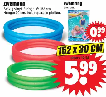 Dirk Zwembad 152*30cm aanbieding