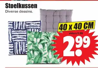 Dirk Stoelkussen 40*40cm aanbieding