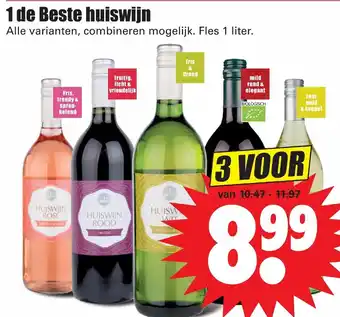 Dirk 1 de Beste huiswijn 3*1L aanbieding