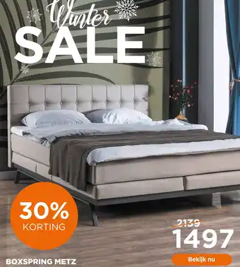 TotaalBED Boxspring Metz aanbieding