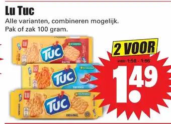 Dirk LU Tuc 2*100g aanbieding