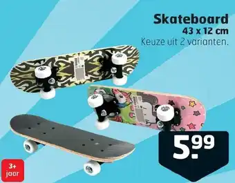 Trekpleister Skateboard 43 x 12 cm aanbieding