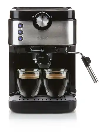 V&D Domo DO711K - Espressomachine - Stoompijpje - RVS aanbieding