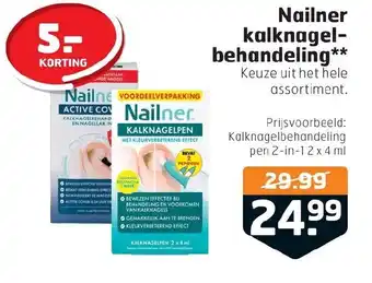 Trekpleister Nailner kalknagel- behandeling aanbieding