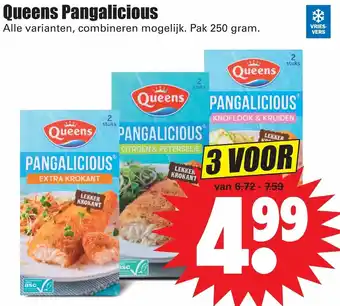 Dirk Queens Pangalicious 3*250g aanbieding