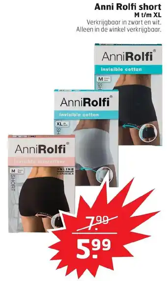 Trekpleister Anni Rolfi short M t/m XL aanbieding