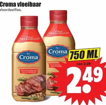 Dirk Croma Vloeibaar 750ml aanbieding