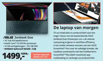 Paradigit Asus Zenbook Duo aanbieding