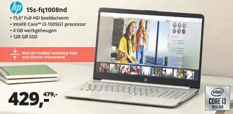 Paradigit HP Laptop | 15-fq1008nd aanbieding