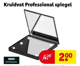 Kruidvat Professional spiegel aanbieding