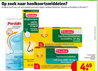 Kruidvat Op zoek naar hooikoortsmiddelen aanbieding