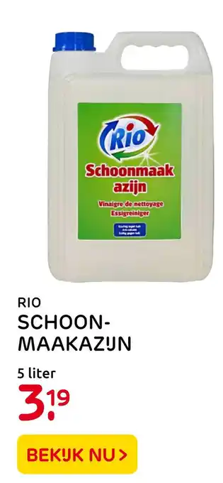 Praxis Rio schoon- maakazyn 5 liter aanbieding