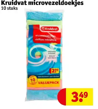 Kruidvat Microvezeldoekjes 10 stuks aanbieding