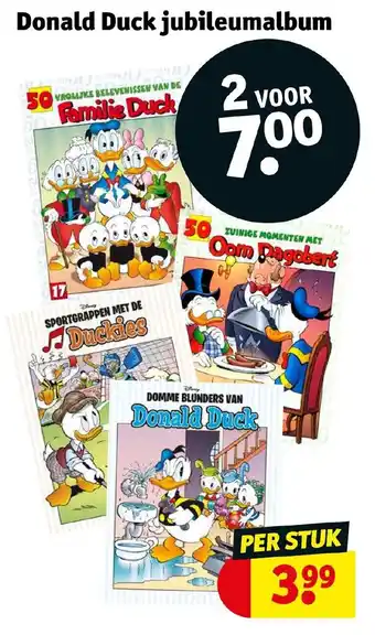 Kruidvat Donald Duck jubileumalbum aanbieding