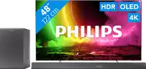 Coolblue Philips 48OLED806 - Ambilight (2021) + Soundbar + Hdmi kabel aanbieding