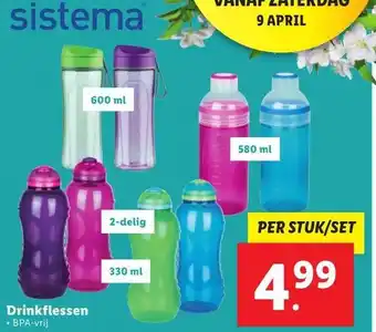 Lidl Drinkflessen aanbieding