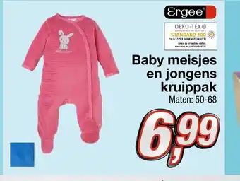 Kik Baby meisjes en jongens kruippak maten: 50-68 aanbieding