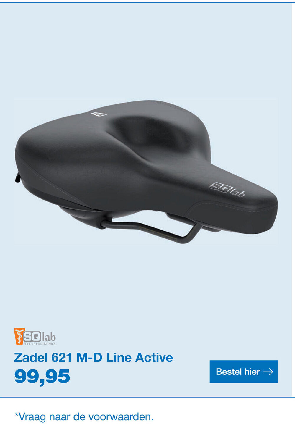 SQ lab Zadel 621 MD Line Active aanbieding bij Profile de Fietsspecialist
