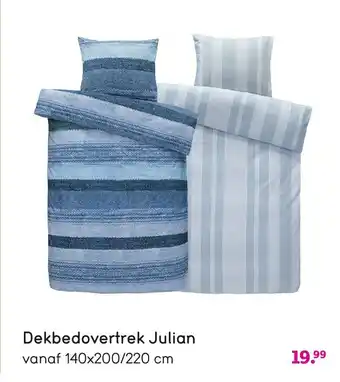 Leen Bakker Dekbedovertrek julian 140x200/220 cm aanbieding