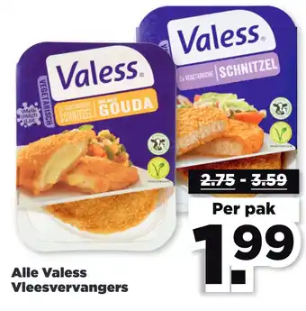 PLUS Alle Valess Vleesvervangers aanbieding