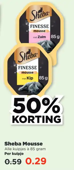 PLUS Sheba Mousse aanbieding