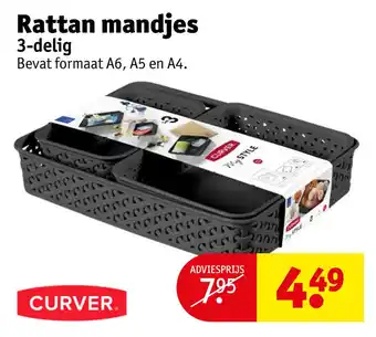 Kruidvat Rattan mandjes aanbieding