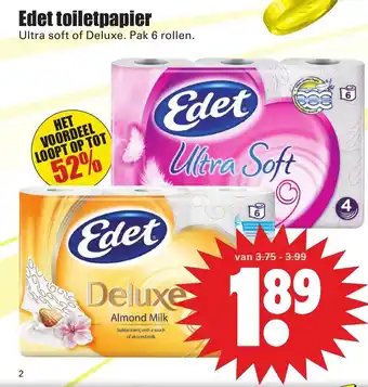 Dirk Edet toiletpapier aanbieding