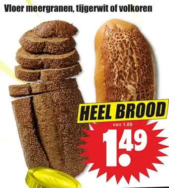 Dirk Vloer meergranen, tijgerwit of volkoren aanbieding