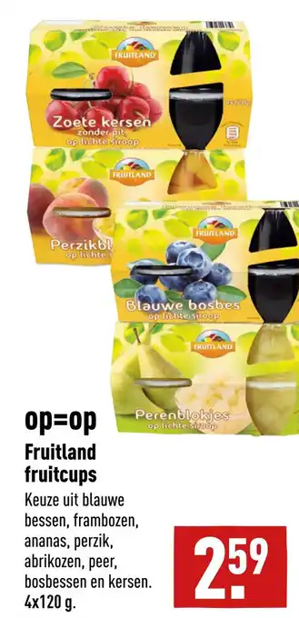 ALDI Fruitland fruitcups aanbieding