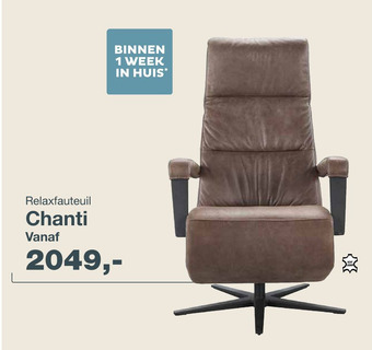 IN.HOUSE Relaxfauteuil Chanti aanbieding