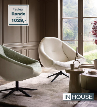 IN.HOUSE Fauteuil Rondo aanbieding