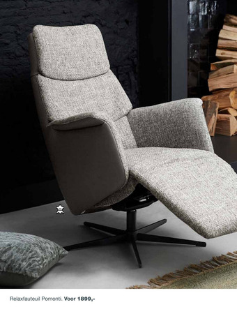 IN.HOUSE Relaxfauteuil Pomonti aanbieding
