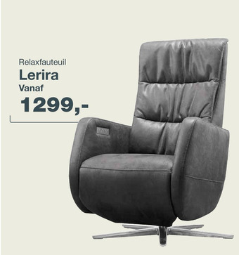 IN.HOUSE Relaxfauteuil Lerira aanbieding