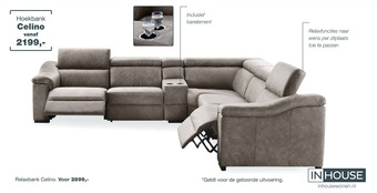 IN.HOUSE Hoekbank Celino aanbieding