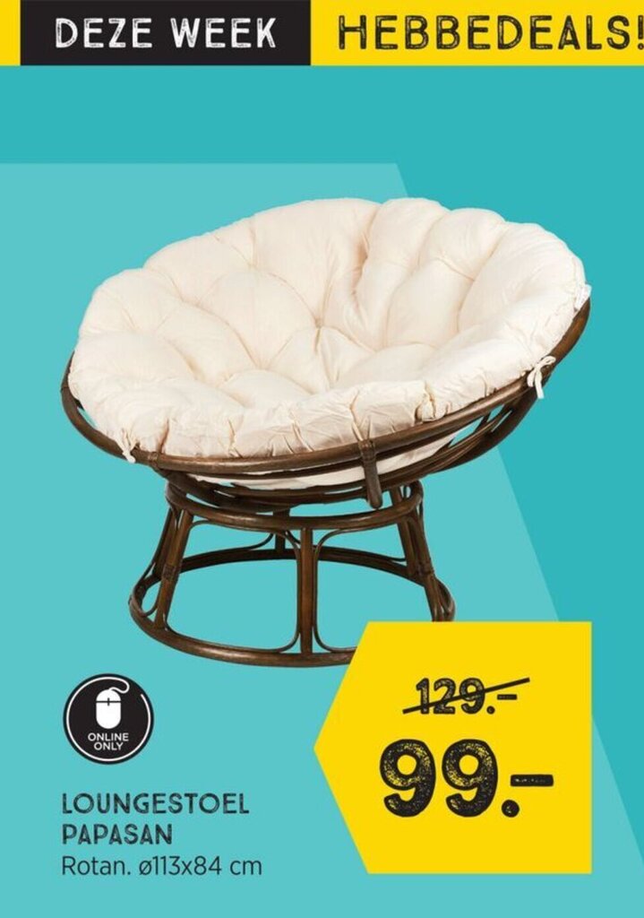 Loungestoel papasan hot sale