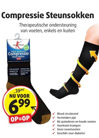 Lucovitaal Lucovitaal Compressie steunsokken aanbieding