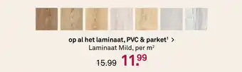 Karwei Op al het laminaat, PVC & parket aanbieding