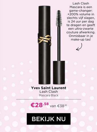 ICI Paris XL Yves Saint Laurent Lash Clash Mascara Black aanbieding