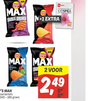 Dekamarkt LAY'S MAX aanbieding