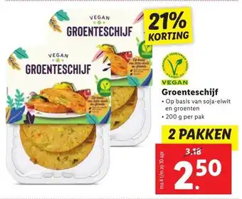 Lidl Groenteschijf aanbieding