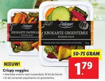 Lidl Crispy veggies aanbieding