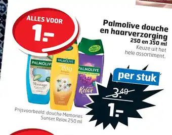 Trekpleister Palmolive douche en haarverzorging aanbieding