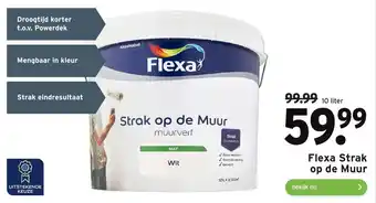 GAMMA Flexa strak op de muur 10 Liter aanbieding