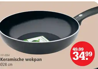 Marskramer Keramische wokpan Ø28 cm aanbieding