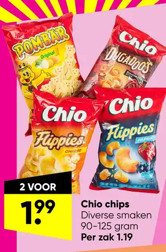 Big Bazar Chio chips 90-125 gram aanbieding