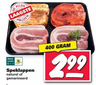 Nettorama Speklappen 400g aanbieding