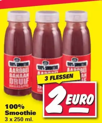 Nettorama 100% Smoothie 3 x 250ml aanbieding